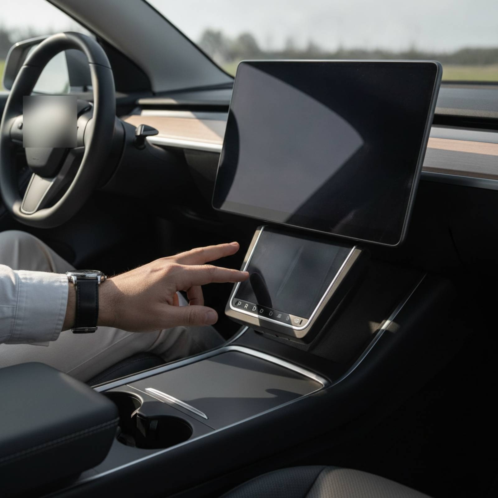 Controller Charging Dock - Stasiun Pengisian Daya Mobil Modern Panel