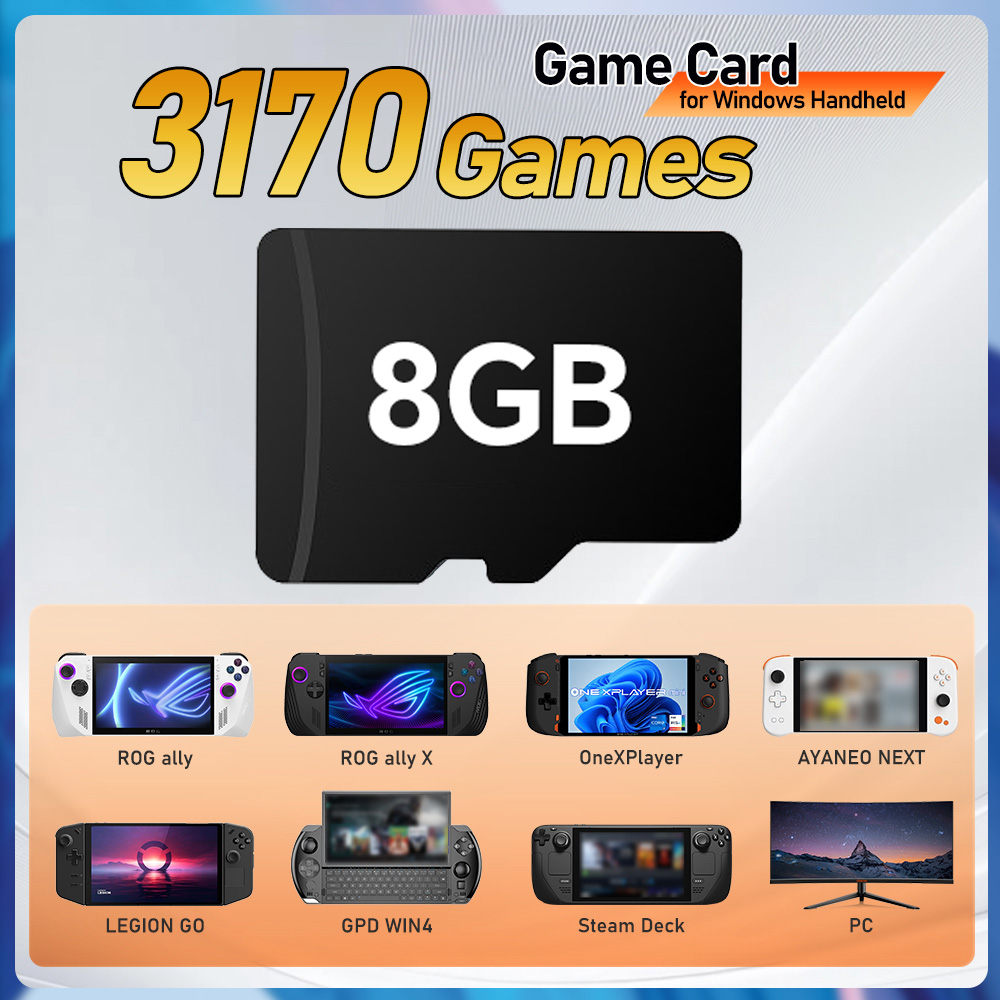 Gaming Console Windows - Kartu Game Retrobat dengan 3170 permainan,