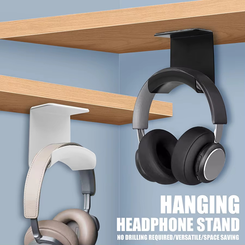 Headset Gaming Console - Penyangga Headphone Universal, Gantungan Dinding Plastik