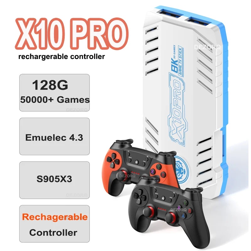 Gaming Console Stick - Konsol Game Video Rumahan 4K X10