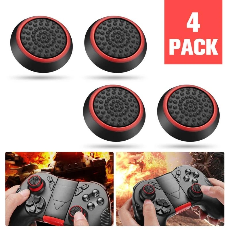 Gaming Console Tv Stick - 4 buah/10 buah anti-selip Joystick Analog