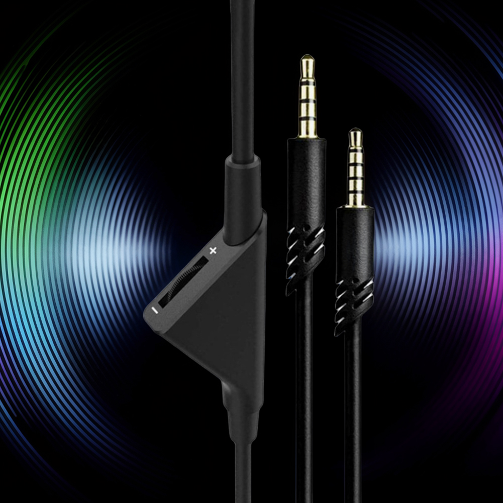 Headset Gaming Console - Kabel Aux 2.0M/6.5 Kaki dengan Kontrol