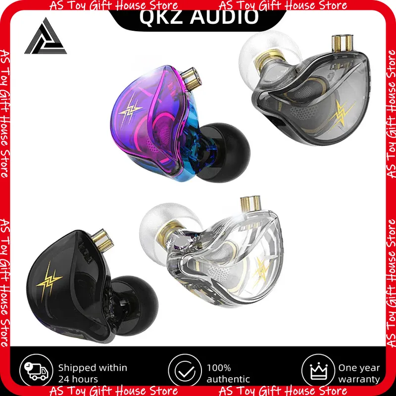 Headset Gaming Console - QKZ ZXT Headphone In-Ear Berkabel Hi-Res