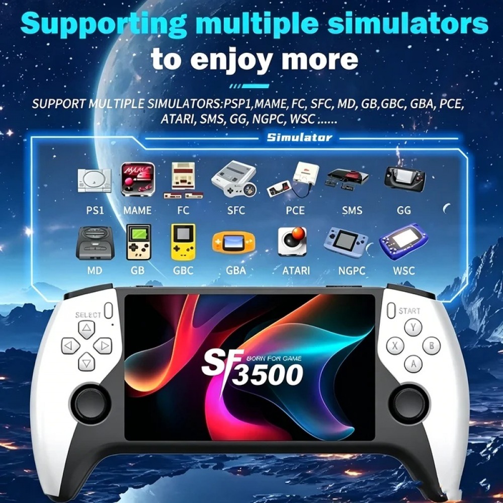 Q21 Gaming Console - SF3500 Konsol Game Genggam 5 inci