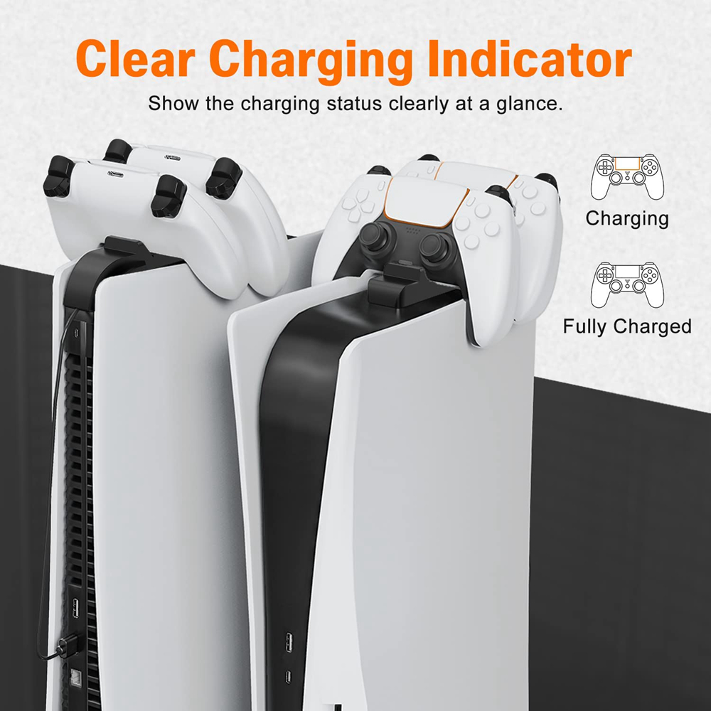 Pengisi daya kontroler PS5 Gam - Controller Charging Dock ulasan dan harga