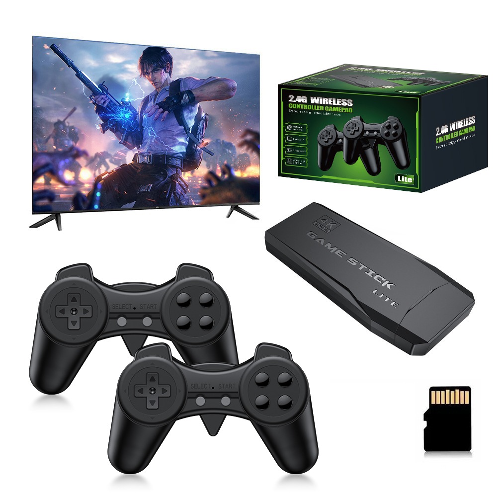 Konsol Game Stick Retro 4K Por - Gaming Console Stick ulasan dan harga