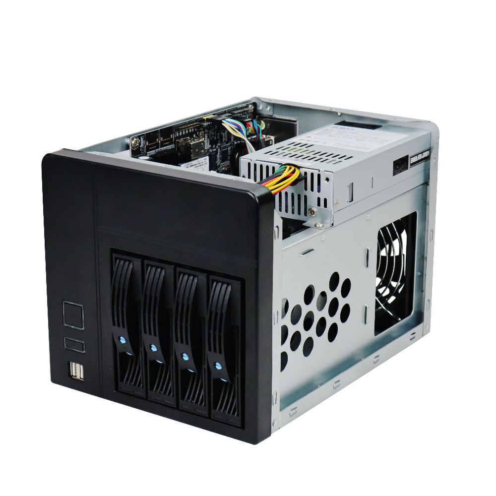 Casing NAS-4 4 Bay Mini ITX Se - Console Gaming Pc Case ulasan dan harga