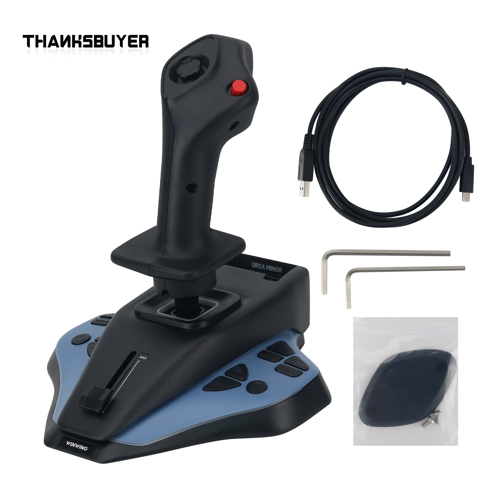 Simplayer URSA MINOR Airline J - Flight Joystick Sim ulasan dan harga