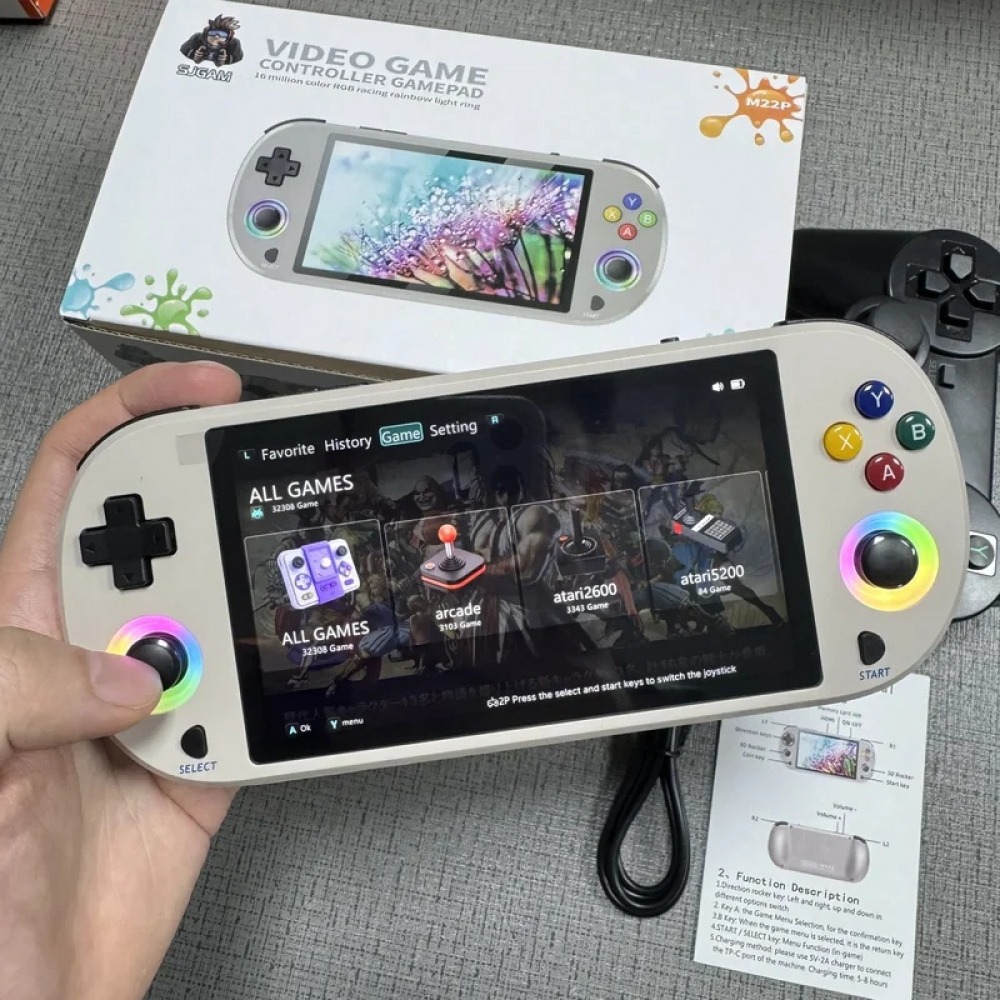 Konsol Game Genggam Retro M22  - Q21 Gaming Console ulasan dan harga