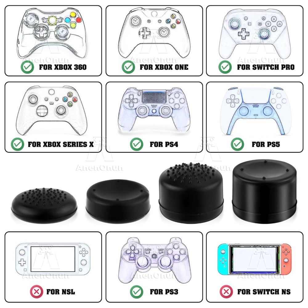 8 buah tutup pengontrol pegang - Gaming Console Tv Stick ulasan dan harga