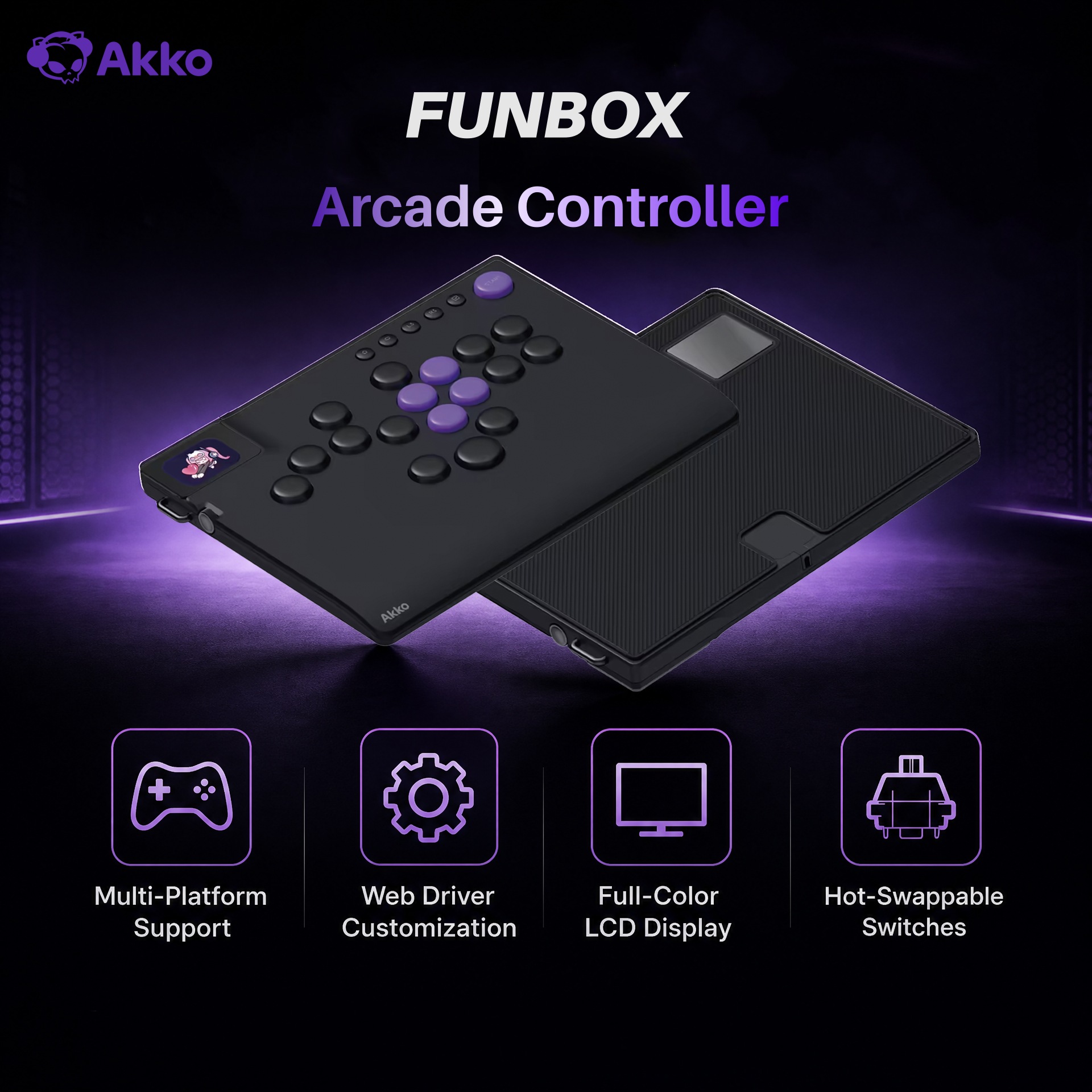 Akko FUNBOX Magnetic Leverless - Gaming Console Tv Stick ulasan dan harga