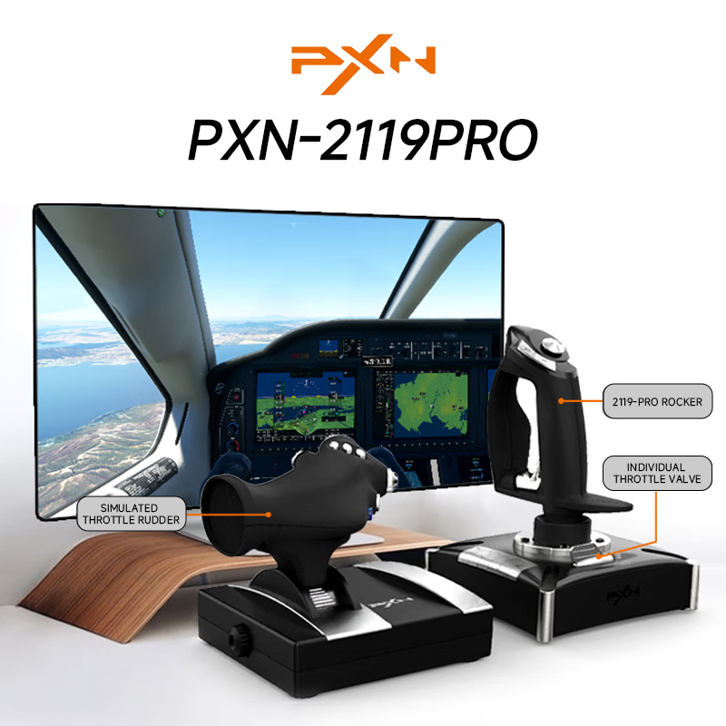 PXN 2119 PRO Joystick pengontr - Flight Joystick Sim ulasan dan harga