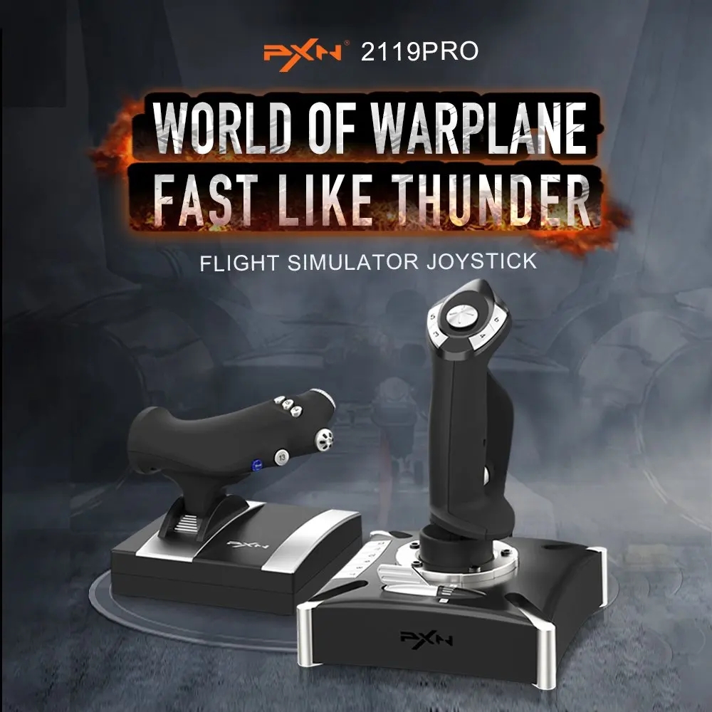 PXN 2119 PRO Joystick pengontr - Flight Joystick Sim ulasan dan harga