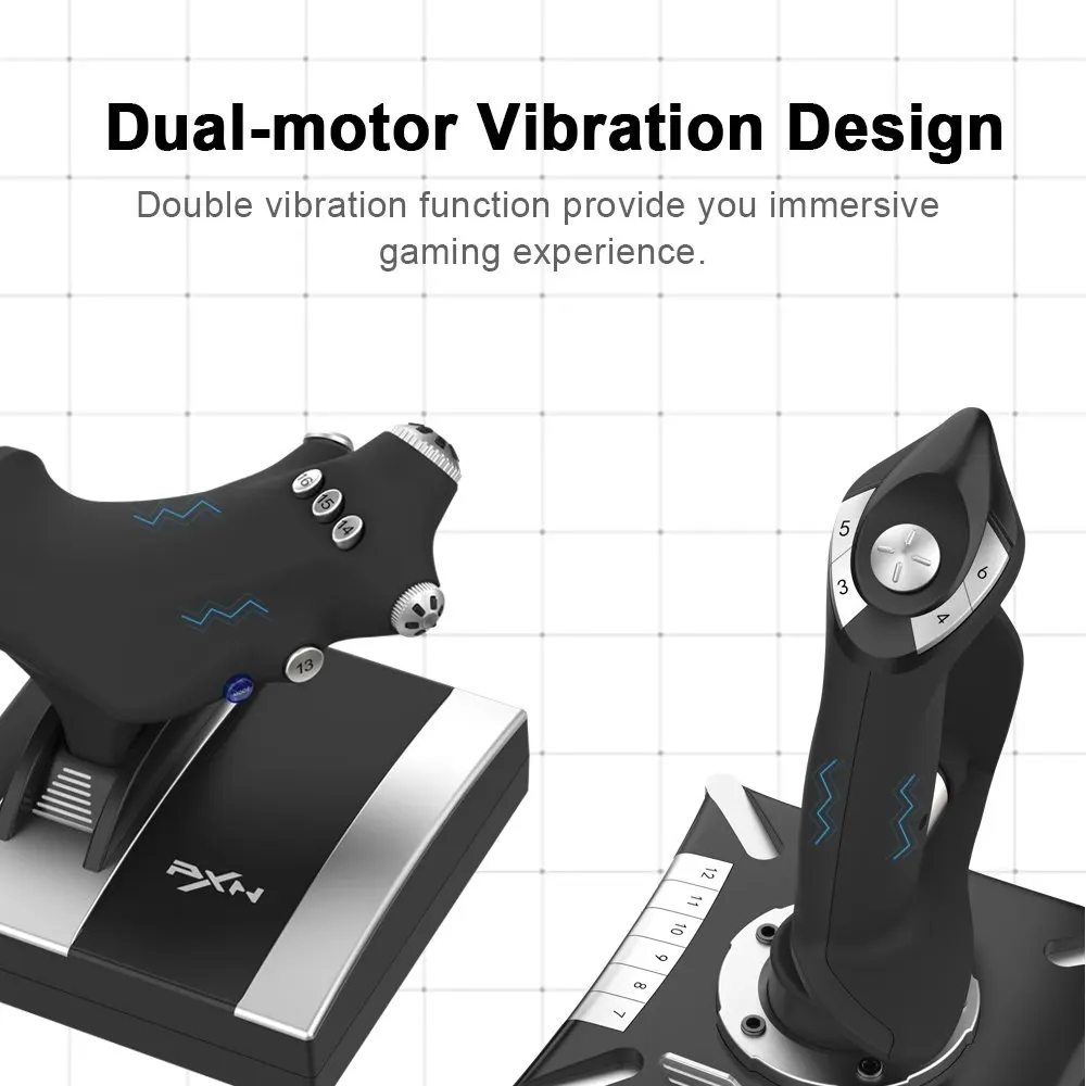 PXN 2119 PRO Joystick pengontr - Flight Joystick Sim ulasan dan harga