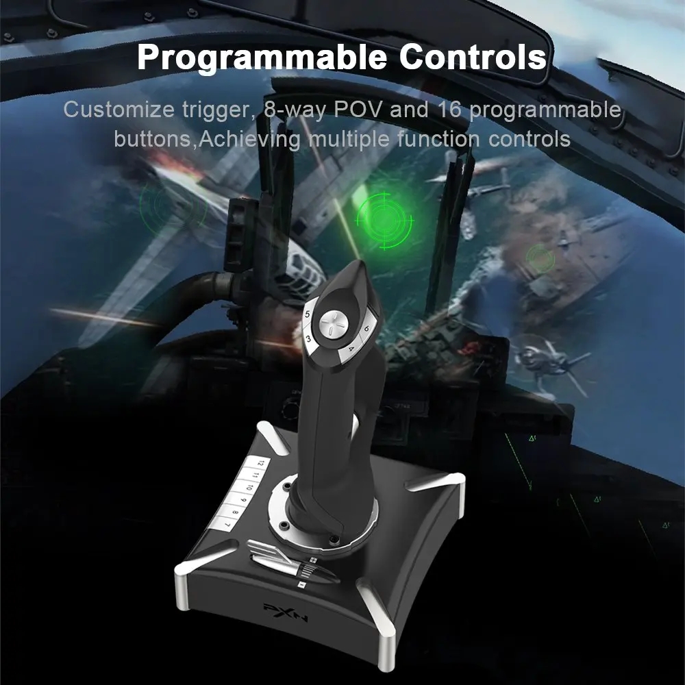 PXN 2119 PRO Joystick pengontr - Flight Joystick Sim ulasan dan harga